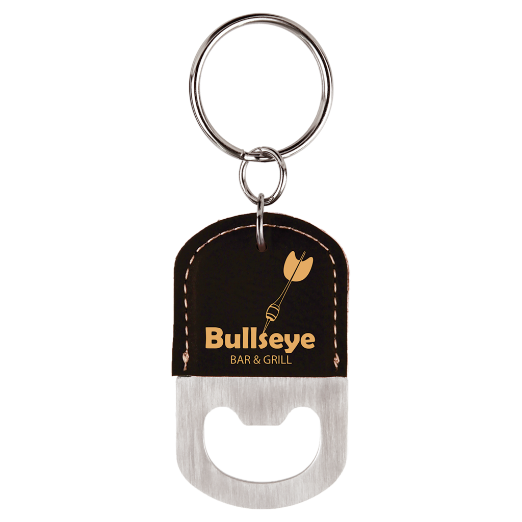 Bottle Opener Keychain Oval KLA Engraving