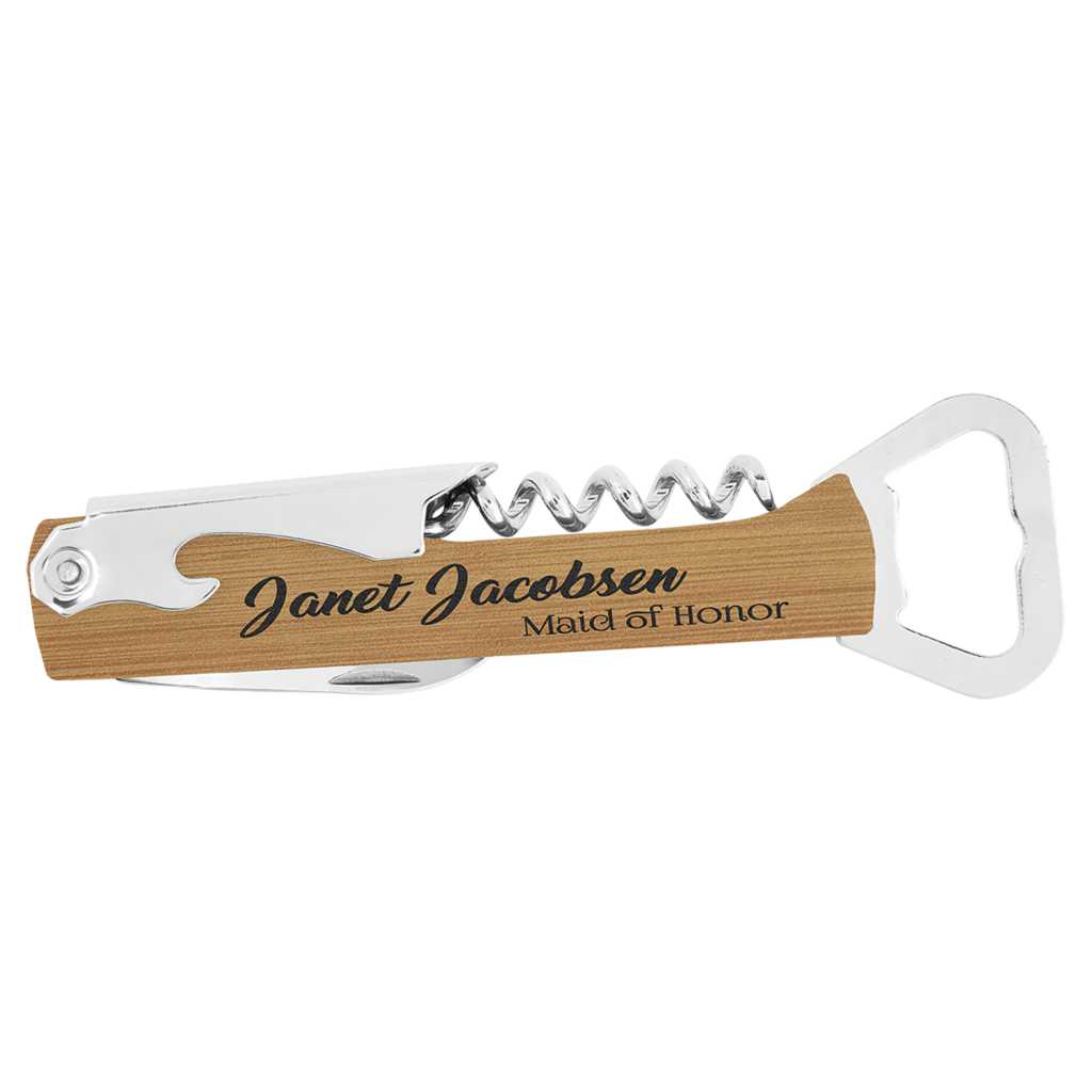 Wine Bottle Opener KLA Engraving